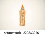 Gingerbread Big Ben Christmas Biscuit 