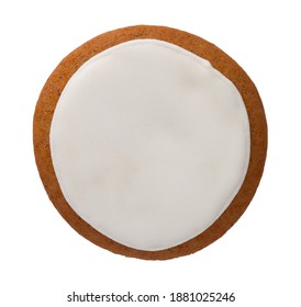 Gingerbread circle isolated on white background - Powered by Shutterstock