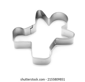 Gingerbread Man Cookie Cutter On White Background