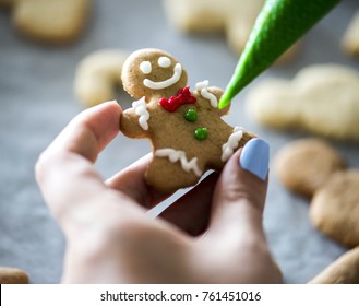 Gingerbread Man In The Making