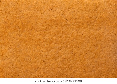 Gingerbread texture for Christmas background. Top view