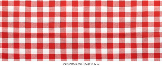Tela mantel cuadros Gingham