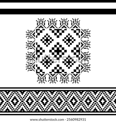 gingham fabric pattern illustratons textured
