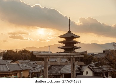Gion,The district was built to accommodate the needs of travellers and visitors to the shrine.It eventually evolved to become one of the most exclusive and well-known geisha districts in all of Japan