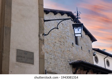 Giorgio Vasari Street Arezzo, Italy