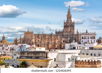 Giralda Tower And Seville Cathedral, Spain