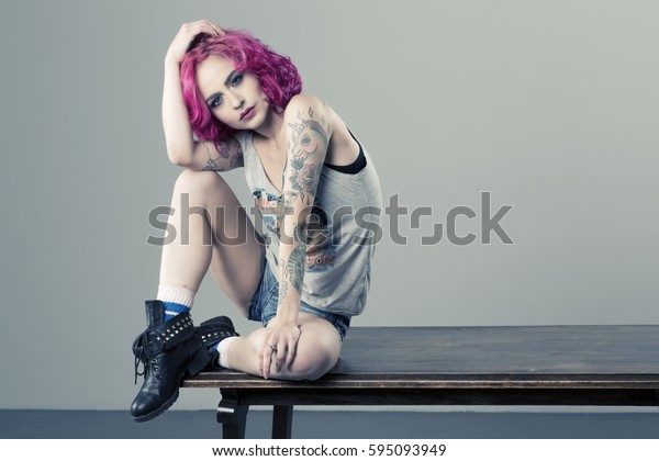 Busty Punk Girl