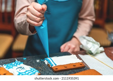 a girl in apron