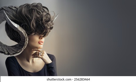 Girl - Aries - Shutterstock ID 256283464