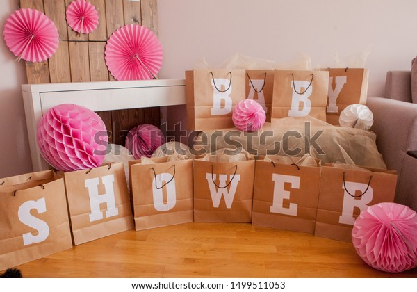 Girl Baby Shower Decoration Party Stock Photo Edit Now 1499511053