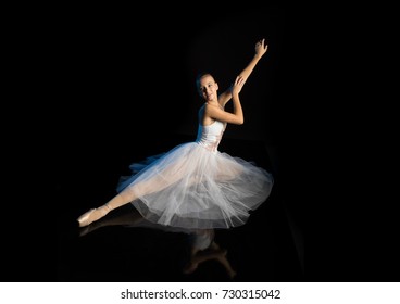 Young Graceful Ballerina Dressed Professional Attire Stock Photo ...