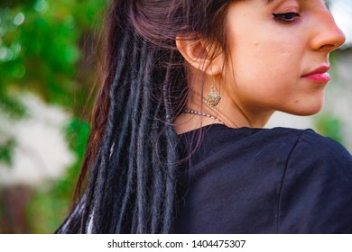 Black Woman With Dreads Images Stock Photos Vectors