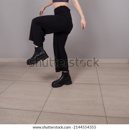 Similar – Young girl posing outdoor