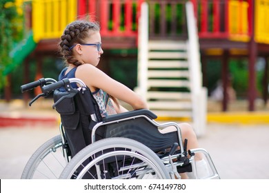 Girl Broken Leg Sits Wheelchair Front Stock Photo 674149780 | Shutterstock