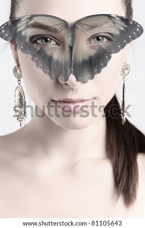 Similar – Image, Stock Photo kiss-revival Human being