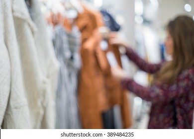 Girl Buying Clothes