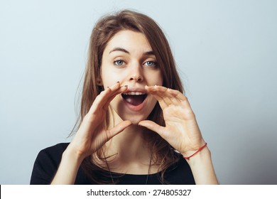 Girl Calling Someone Stock Photo 274805327 | Shutterstock