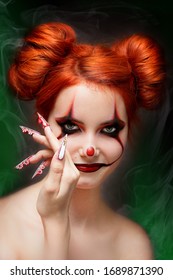Joker Girl Makeup Images Stock Photos Vectors Shutterstock Joker Girl Makeup Images Stock Photos Vectors Shutterstock
