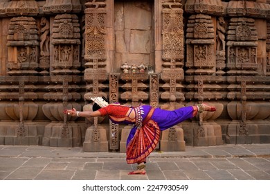 Girl dancer of Indian classical dance odisha. Culture and traditions of India. Indian Classical Dance Odissi - Powered by Shutterstock