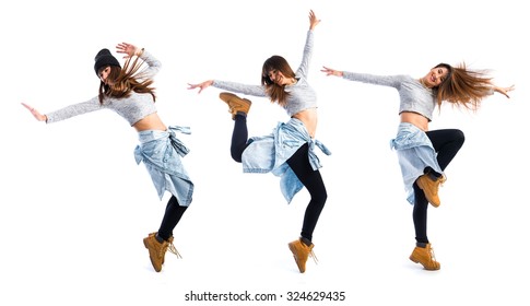 Girl Dancing Street Dance
