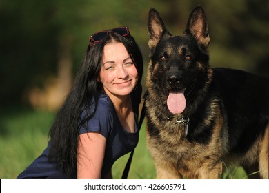 4,650 Girl with german shepherd Images, Stock Photos & Vectors ...