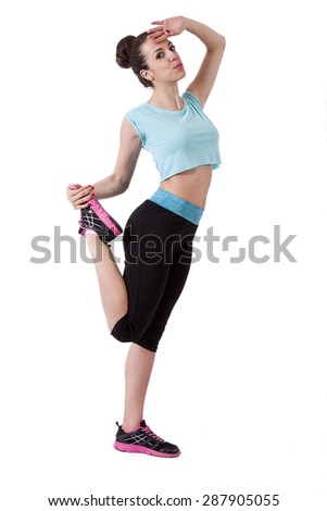 girl doing gymnastics