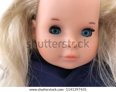 Girl Doll Blue Eyes Blond Hair