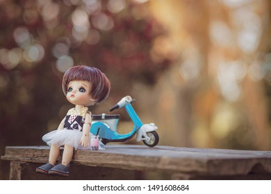 sad looking cute dolls