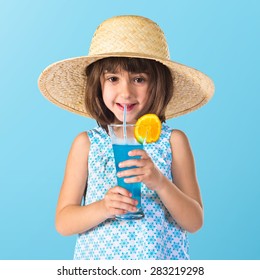 Girl Drinking Soda