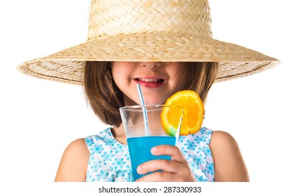 Girl Drinking Soda