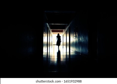 The Girl At The End Of The Tunnel. Light In The Dark Corridor. Ghost In The Room. Nightmare In The House. The House Is Haunted. The Soul Of The Deceased.