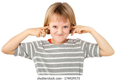 Girl Fingers Ears Stock Photo 174929573 | Shutterstock