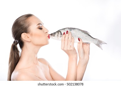 Girl with fish