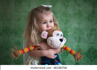 Girl And Her Favorite Toy