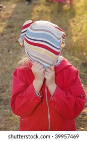 Girl Is Hiding Her Face