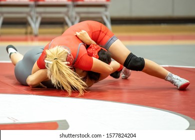 Girls Wrestling Images Stock Photos Vectors Shutterstock