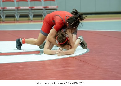 High School Female Wrestlers Images Stock Photos Vectors Shutterstock