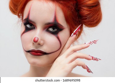 joker halloween makeup for girls