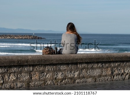 Image, Stock Photo lonely world.