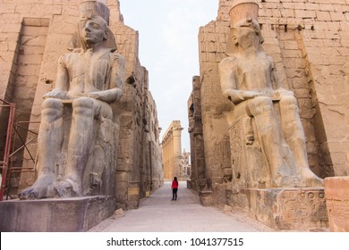  Girl In Luxor Temple - Egypt