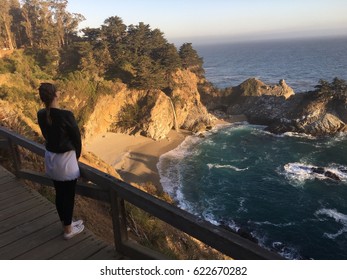 A Girl At Mcway Falls