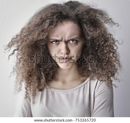 Image result for girl with messy hair