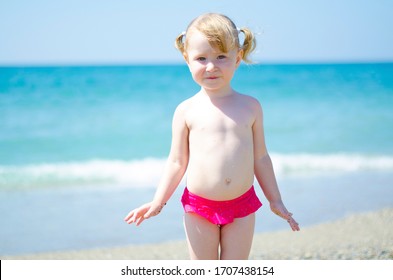 Little Girls On Beach Images Stock Photos Vectors Shutterstock