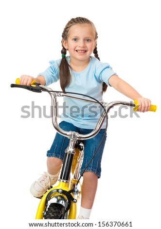 Similar – A funny boy riding his bicycle