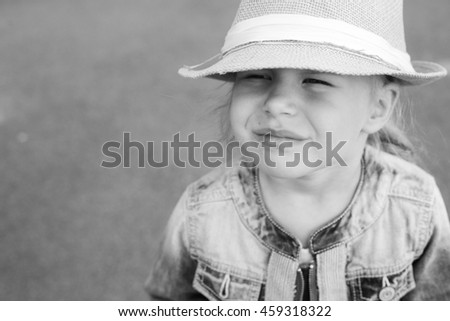 Similar – Image, Stock Photo portrait of a baby