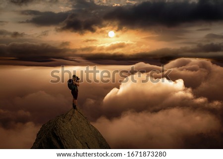 Similar – Image, Stock Photo Jabal Maswar Evening