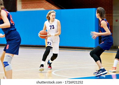 Girl play basketball sport tournament - Powered by Shutterstock