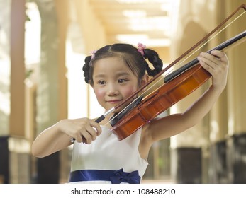 Girl Playing Violin