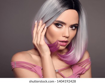 Hairstyle Bob Color Images Stock Photos Vectors Shutterstock