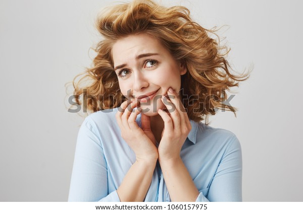 Girl Pretends Be Melodrama Actress Cute Stock Photo Edit Now